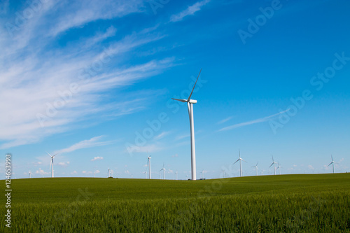 Wallpaper Mural Blue Sky Wind Turbine Torontodigital.ca