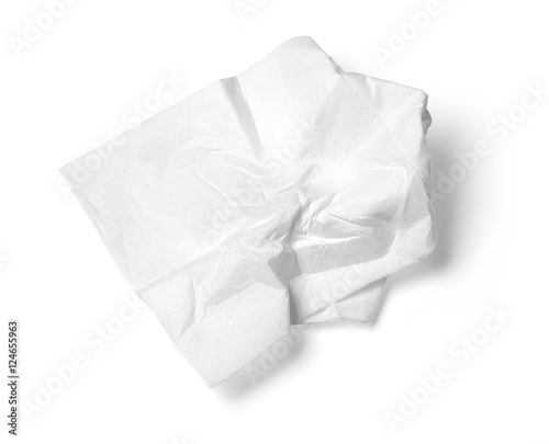 Paper napkin isolated