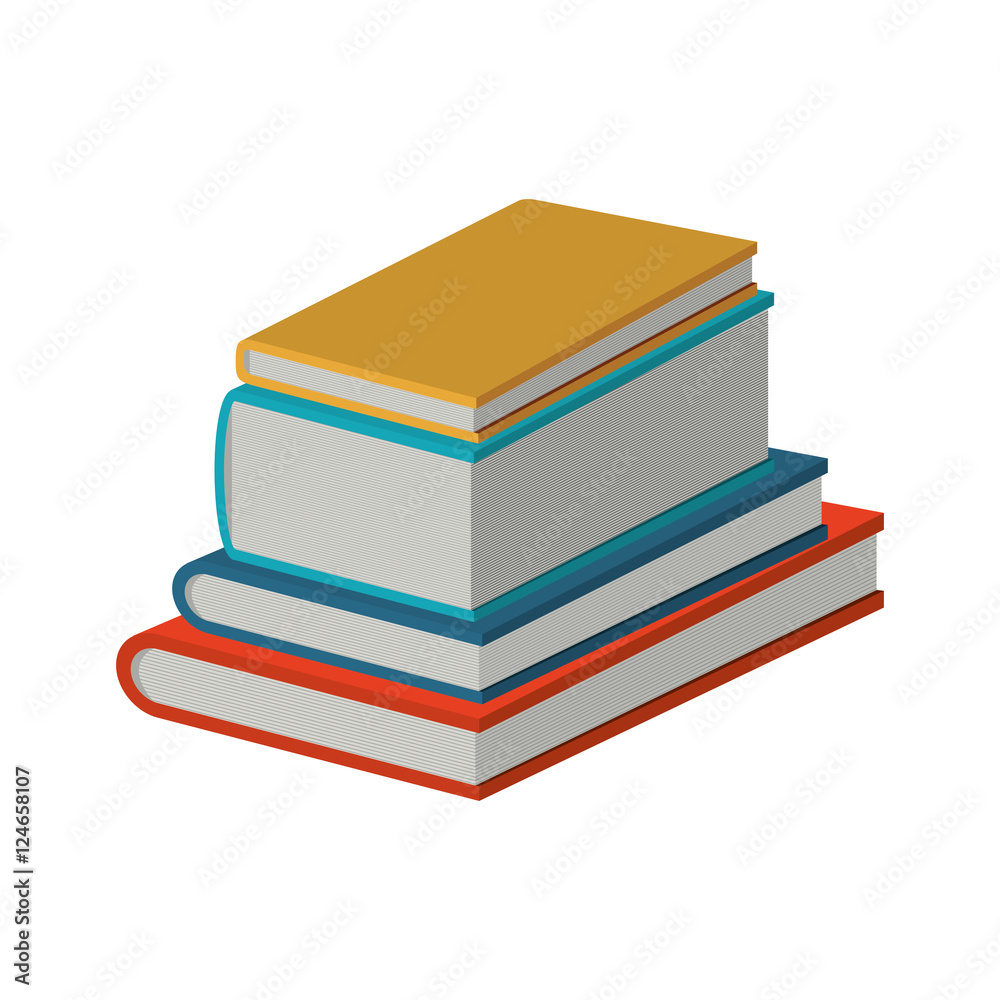 Book icon. literature education and learning theme. Isolated design. Vector illustration Book icon. literature education and learning theme. Isolated design. Vector illustration