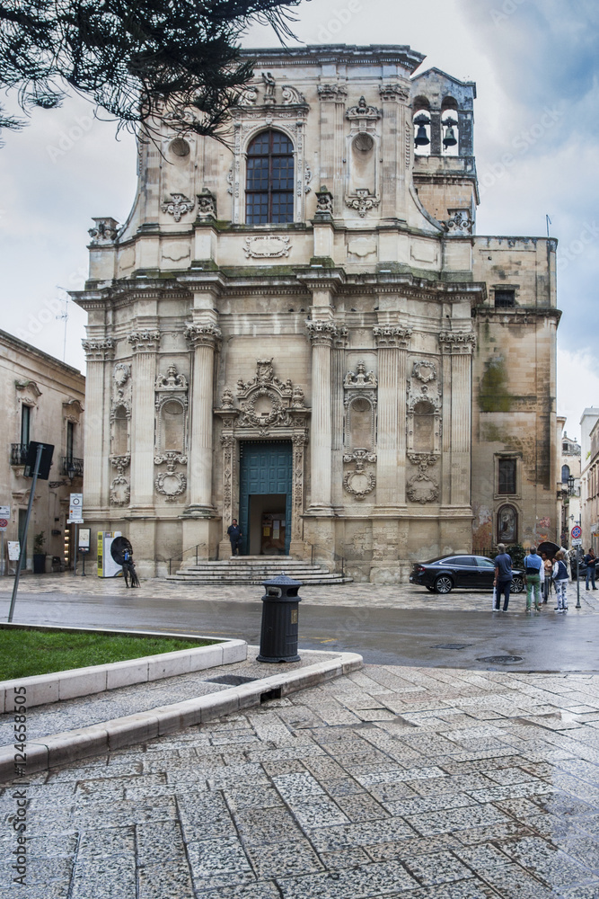 Saint Chiara church on Lecce in Puglia, Italy