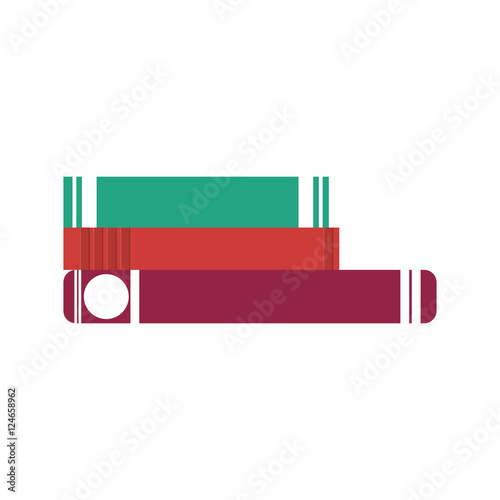 Books icon. literature education and learning theme. Isolated design. Vector illustration