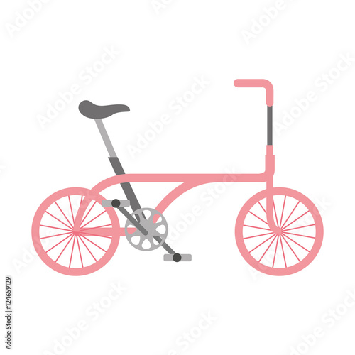 bicycle vehicle style isolated icon vector illustration design