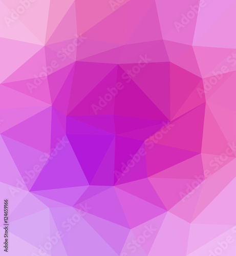 Purple color geometric rumpled background. Low poly style gradient illustration. Graphic background