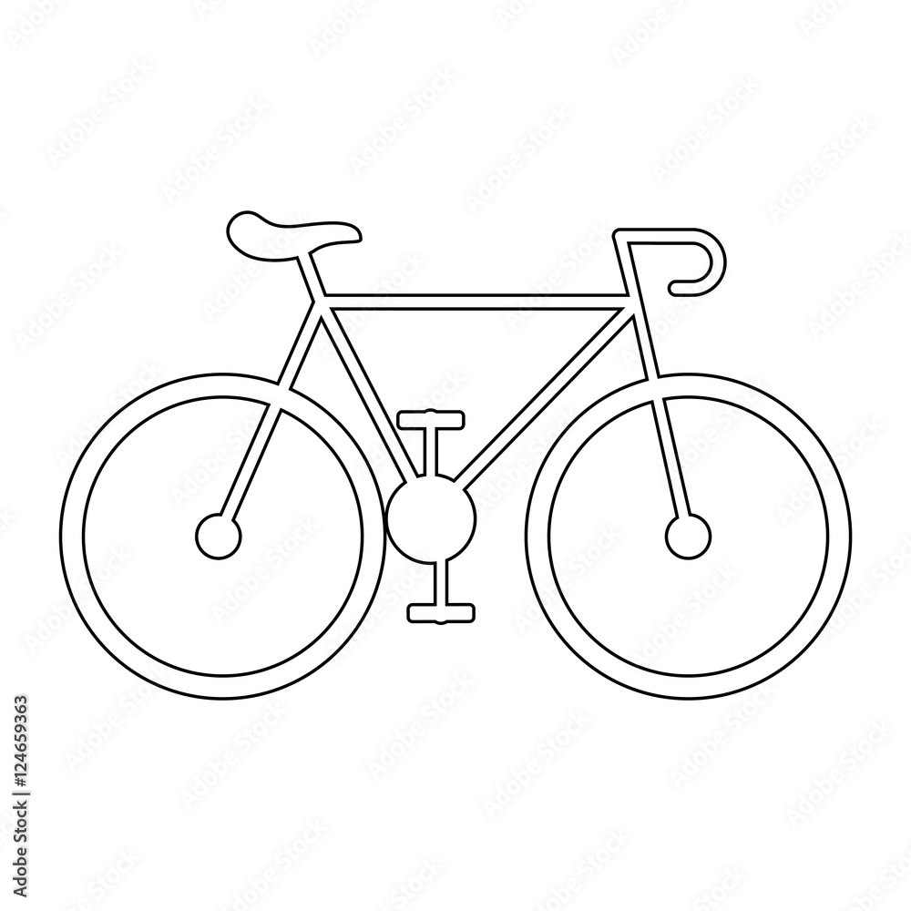 bicycle vehicle style isolated icon vector illustration design bicycle vehicle style isolated icon vector illustration design
