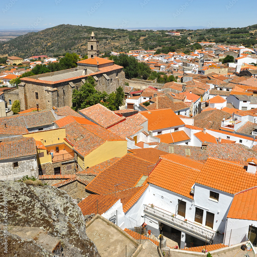 Montánchez, pueblos de Cáceres, España