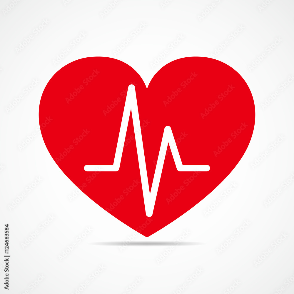 Heart icon. Vector illustration. Heart icon. Vector illustration.