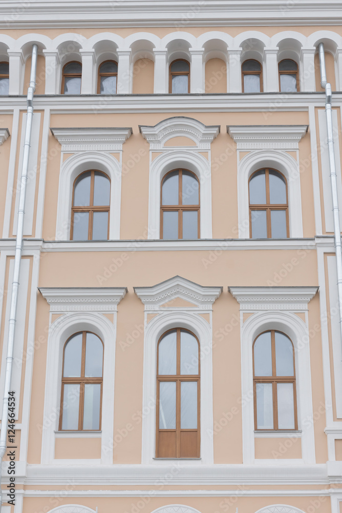 Window in the old town building