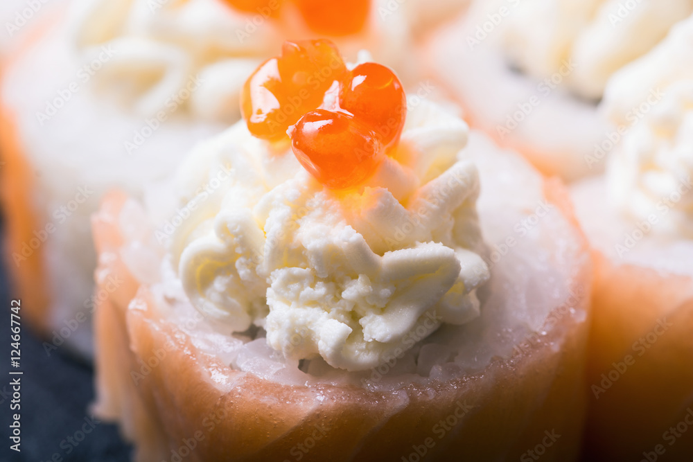 Traditional fresh japanese sushi Traditional fresh japanese sushi