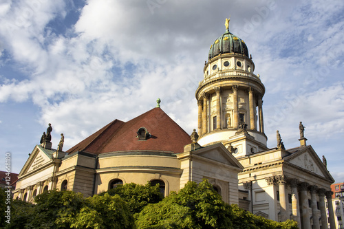 French cathedral in Berlin. Dating back to the 17th century featuring a domed tower with sweeping views.