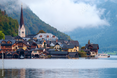 Hallstatt with Hallstatter See in the Austrian Alps © Kavita