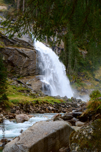 Krimmler waterfall in Austria