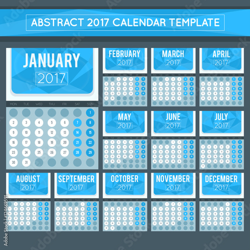 2017 Calendar background 