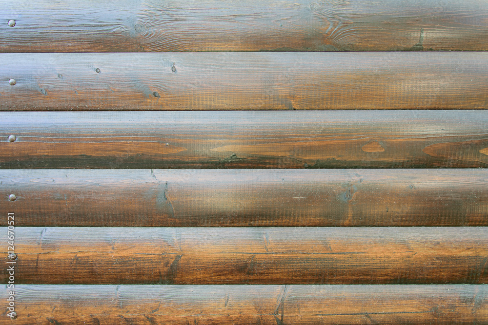 Obraz premium quality wall of wooden planks