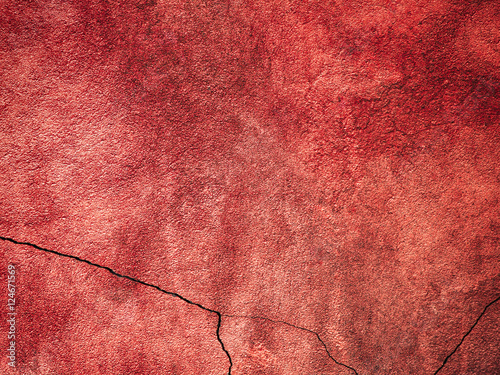 Wallpaper Mural Red shatter color paint on stone wall background Torontodigital.ca