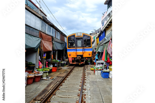 Photography Rom Hub Market (Maeklong Railway Market)