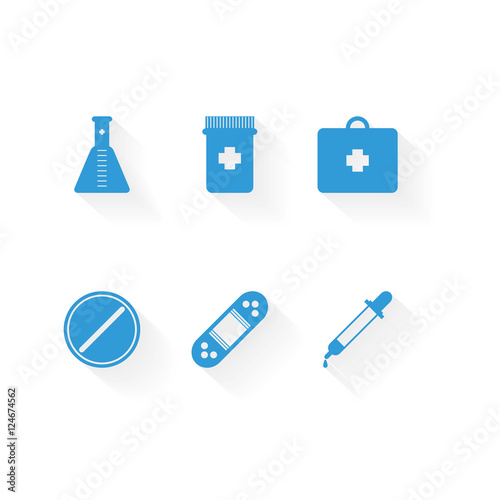 Set of medical icons