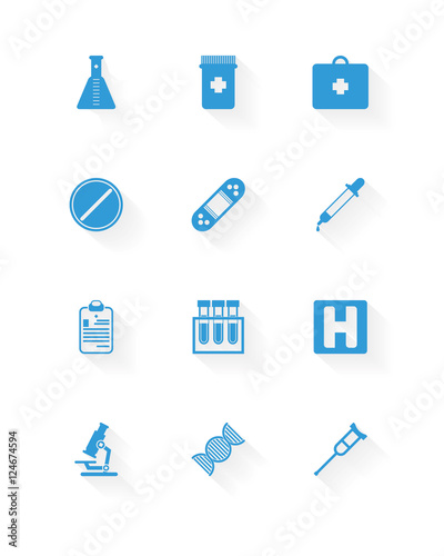 Set of medical icons