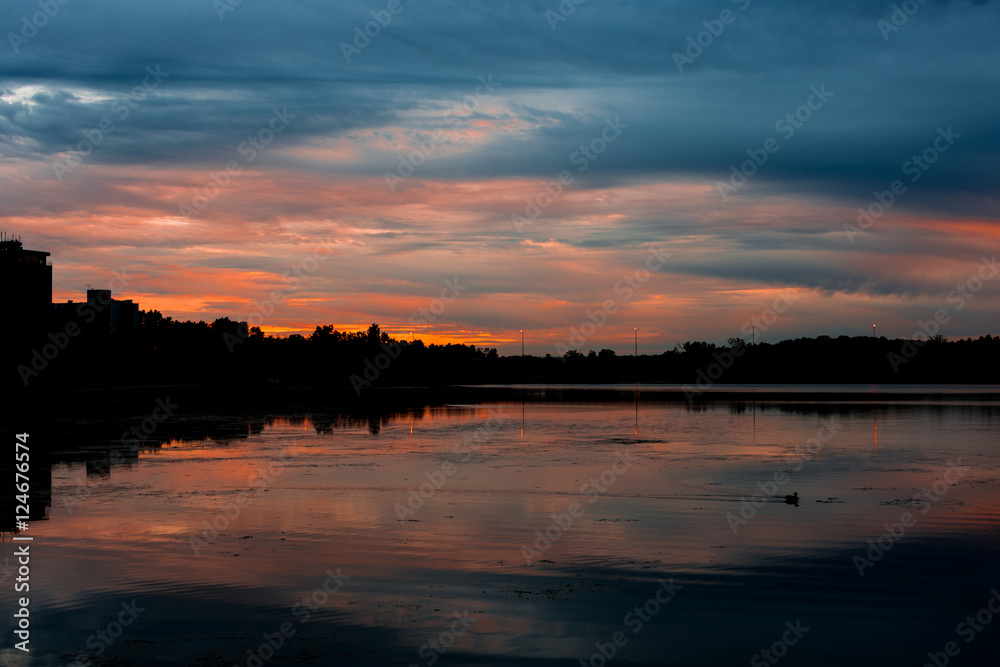 Sundown in quebec