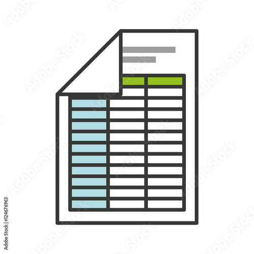 document file format isolated icon vector illustration design