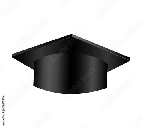 hat graduation isolated icon vector illustration design