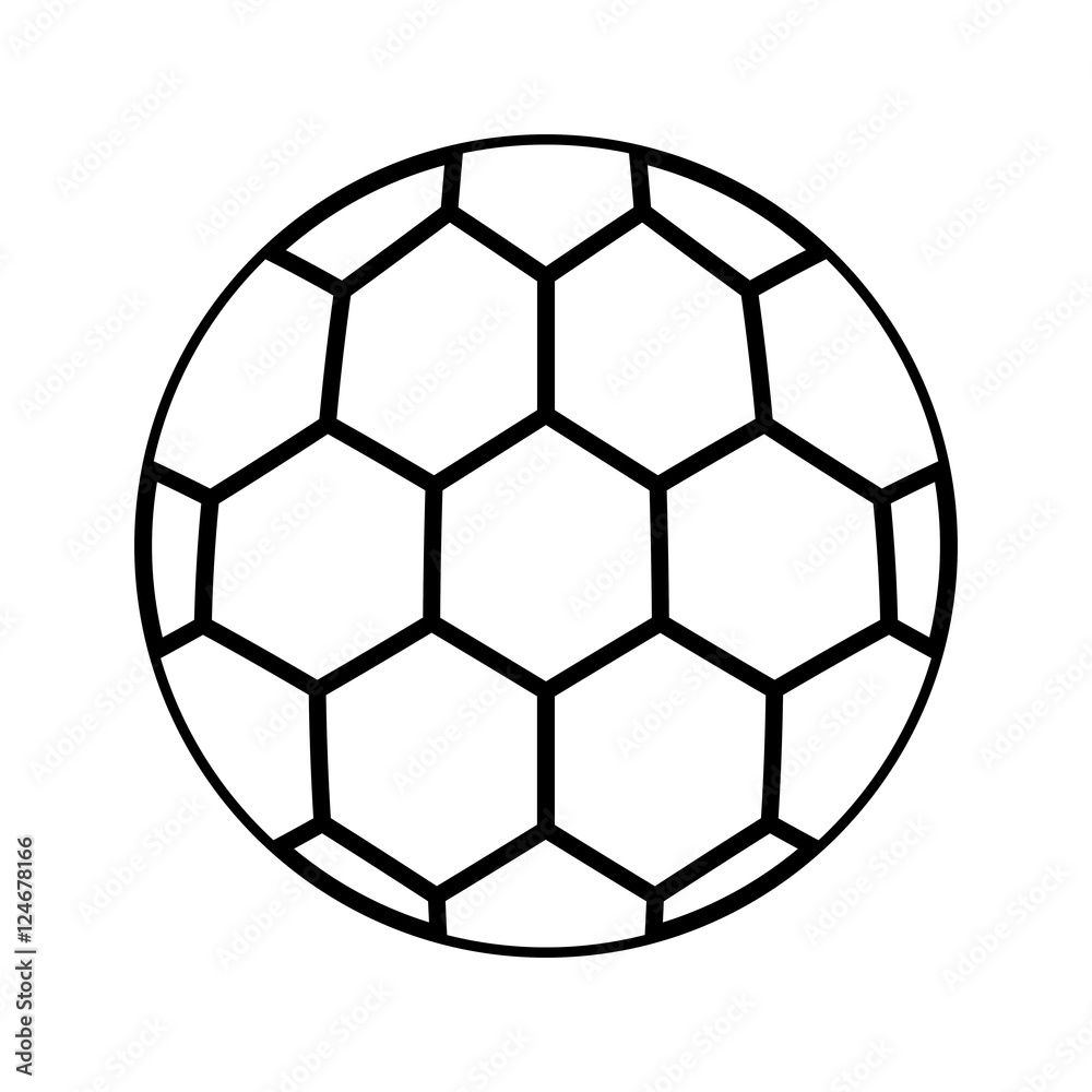 soccer balloon isolated icon vector illustration design soccer balloon isolated icon vector illustration design