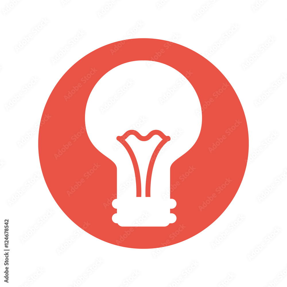 bulb light flat icon vector illustration design bulb light flat icon vector illustration design