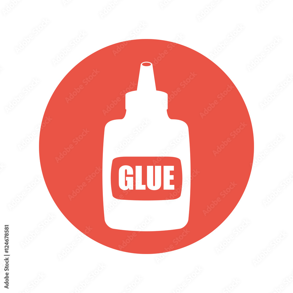 glue bottle isolated icon vector illustration design glue bottle isolated icon vector illustration design