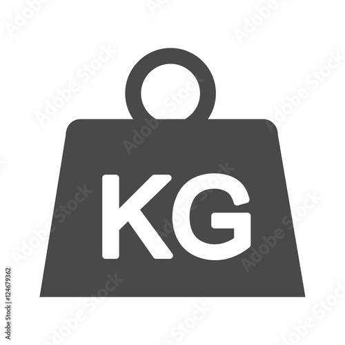 weight kilogram isolated icon vector illustration design