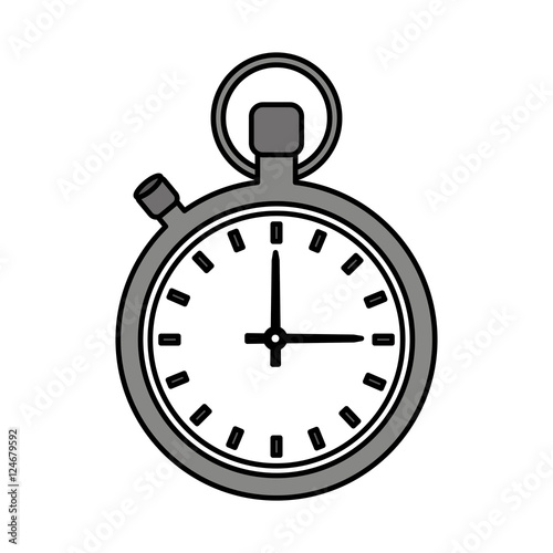 chronometer watch isolated icon vector illustration design