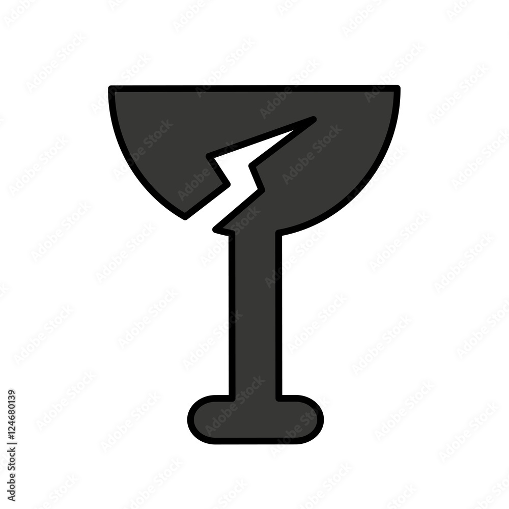 cup fragile symbol isolated icon vector illustration design cup fragile symbol isolated icon vector illustration design