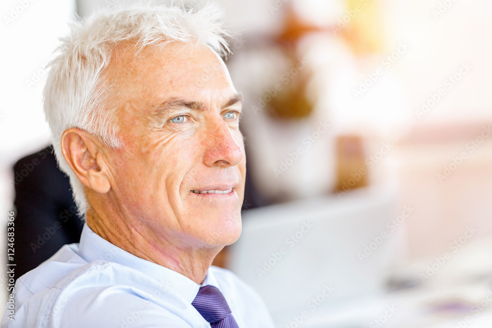 Businessman at the office Businessman at the office