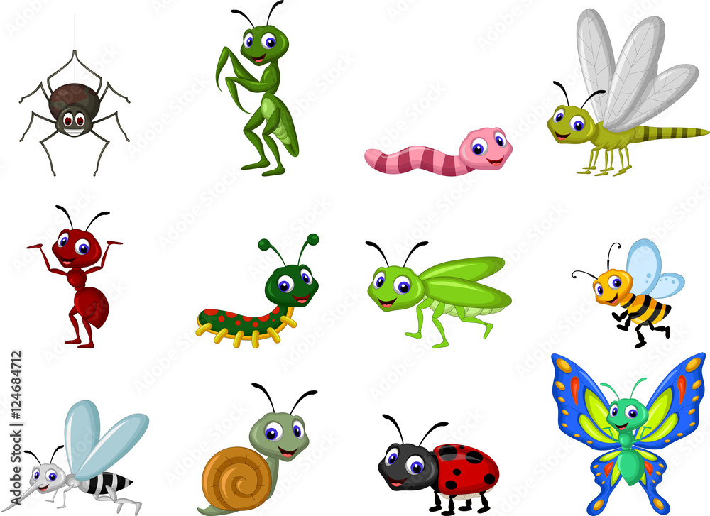 collection of insects cartoon collection of insects cartoon