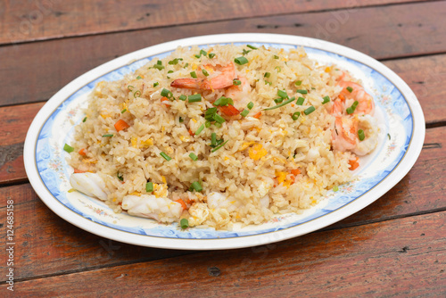 Seafood fried rice