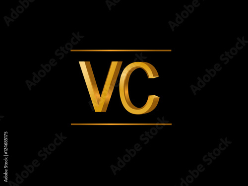 VC Initial Logo for your startup venture
