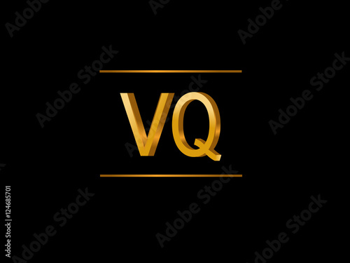 VQ Initial Logo for your startup venture
