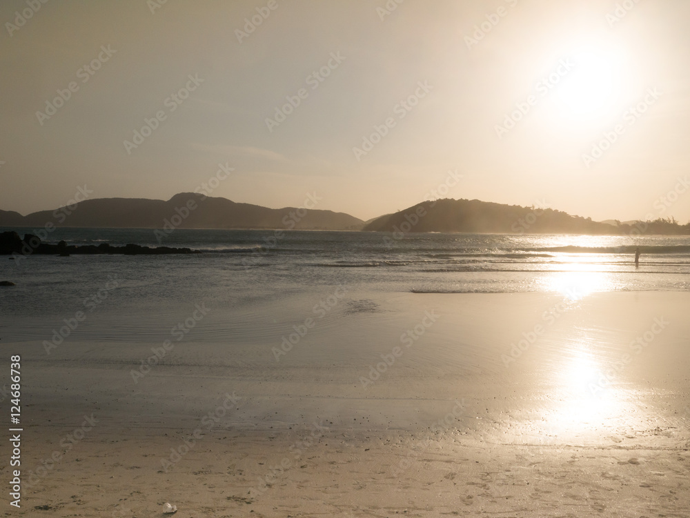 Geriba Beach at Sunset in Buzios, Brazil Geriba Beach at Sunset in Buzios, Brazil