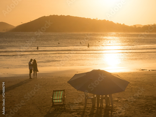 Geriba Beach at Sunset in Buzios, Brazil photo