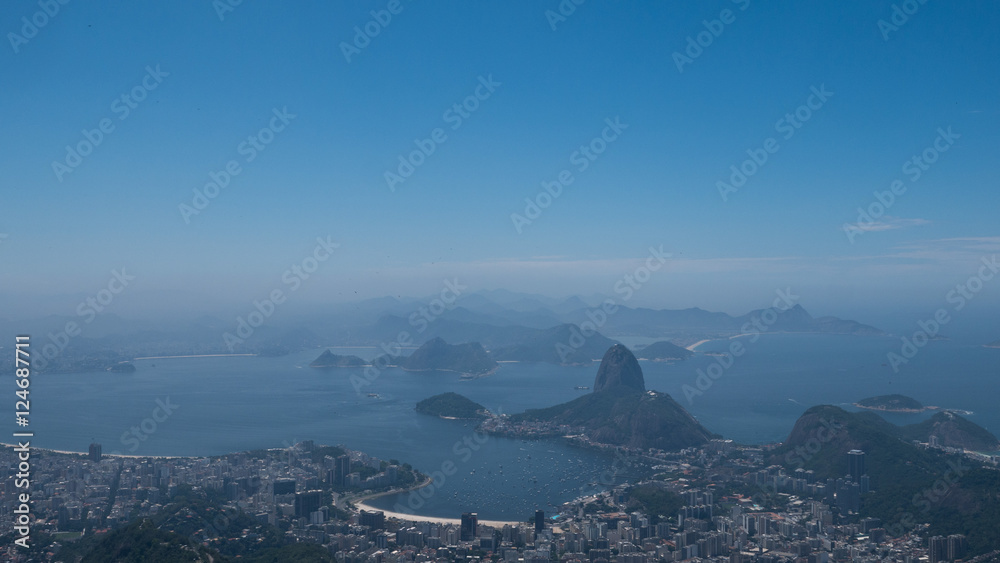 Rio de Janeiro, view from the Corcovado