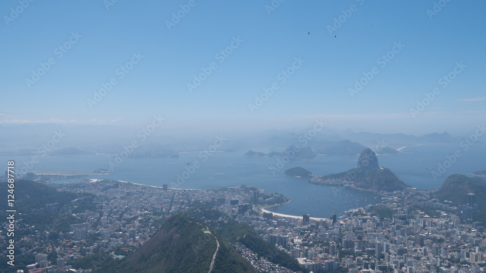 Rio de Janeiro, view from the Corcovado Rio de Janeiro, view from the Corcovado