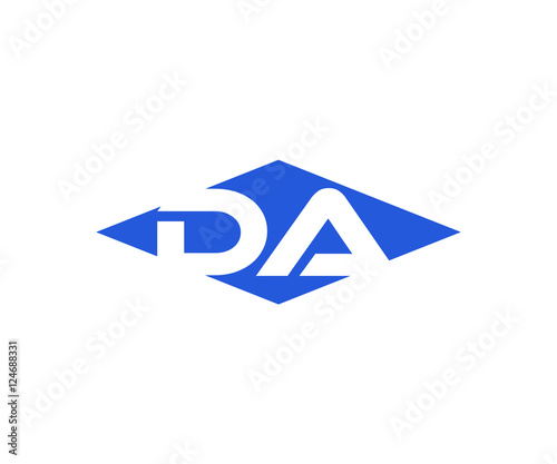 Free Download Simple Vector Modern Initial Letters Logo Croped in Diamond shape da - GFXLoad