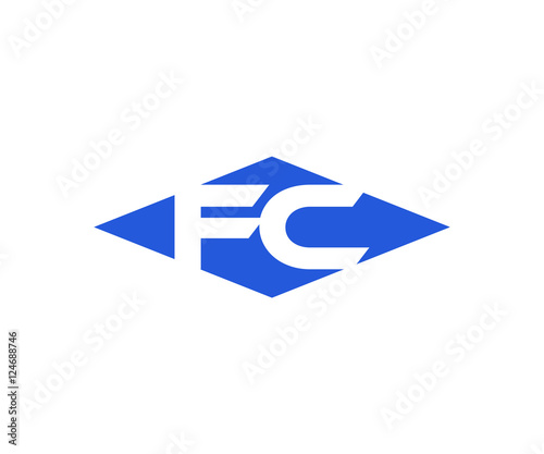 Free Download Simple Vector Modern Initial Letters Logo Croped in Diamond shape fc - GFXLoad
