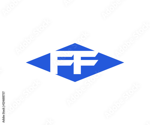 Free Download Simple Vector Modern Initial Letters Logo Croped in Diamond shape ff - GFXLoad