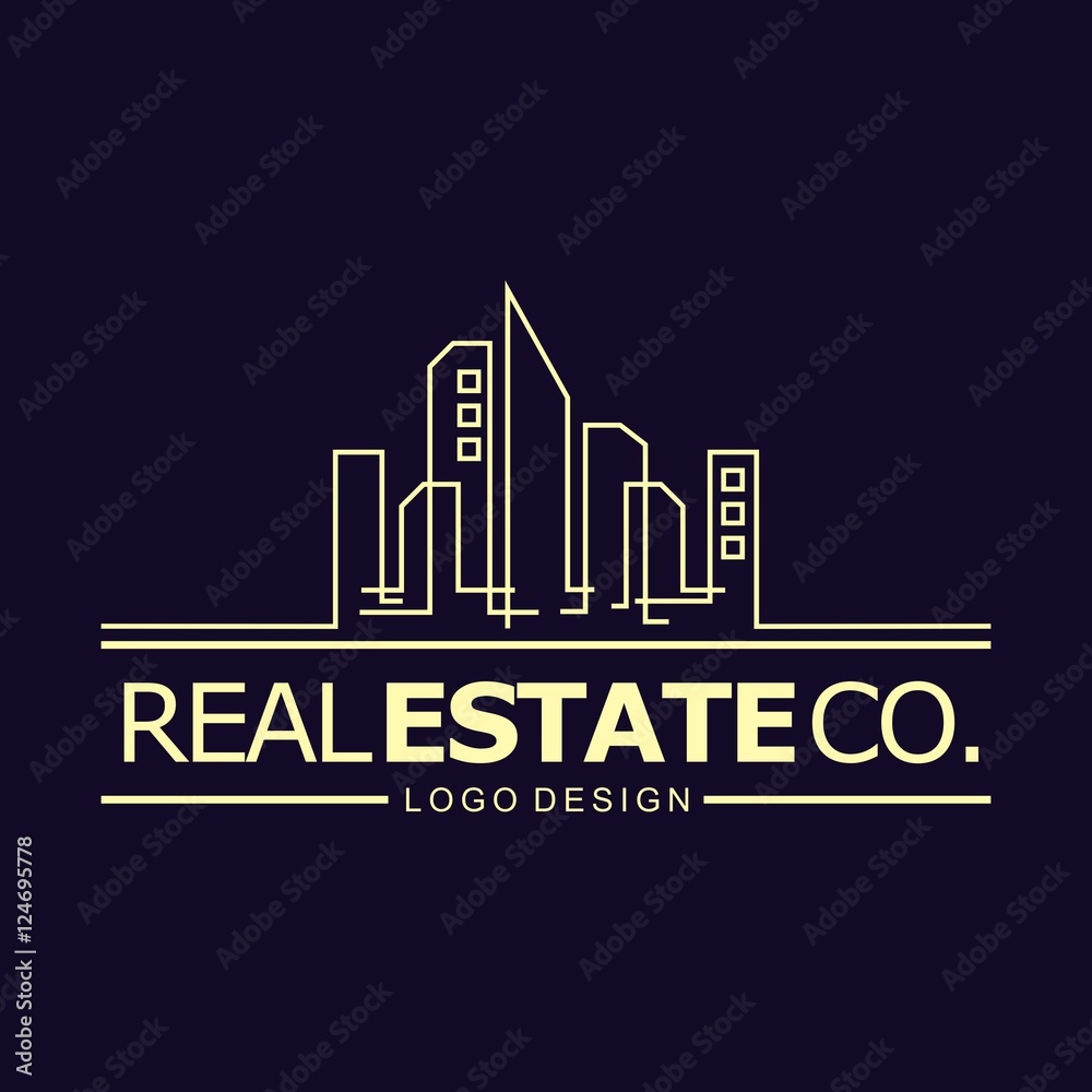 real estate vector logo real estate vector logo