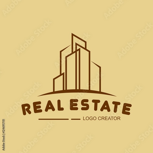 real estate vector logo