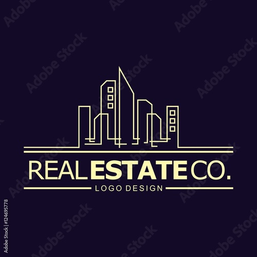 real estate vector logo