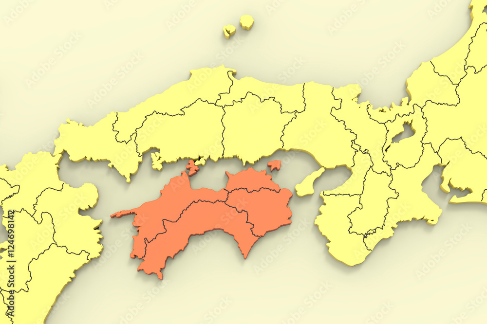 Fototapeta premium 四国地方