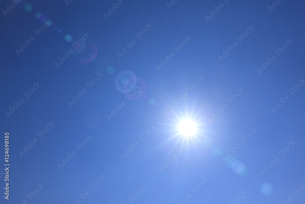 青空と太陽 青空と太陽