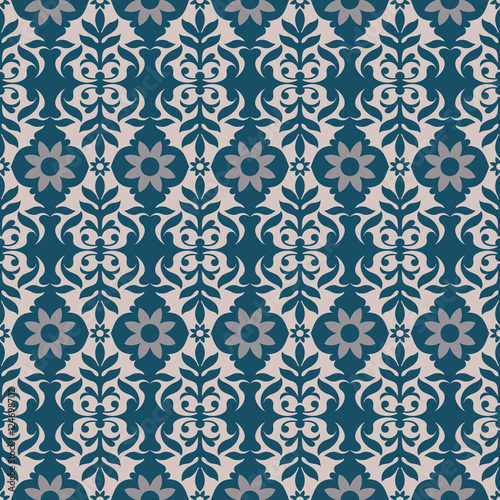 Vector Trendy Pattern, Floral Background for Creative Design