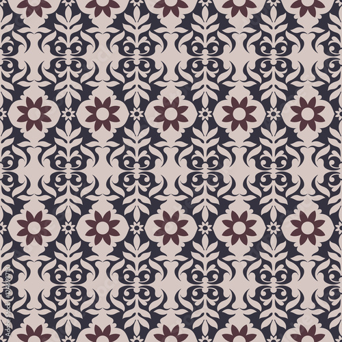 Vector Trendy Pattern, Floral Background for Creative Design