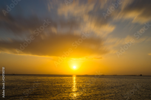 Sunset with beautiful sky